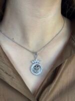 ⁦طقم ربع ليرة فضة – لمسة بيضاء ✨⁩ - الصورة ⁦3⁩