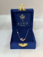 ⁦♥️ Diamond Letter Necklace⁩ - الصورة ⁦2⁩